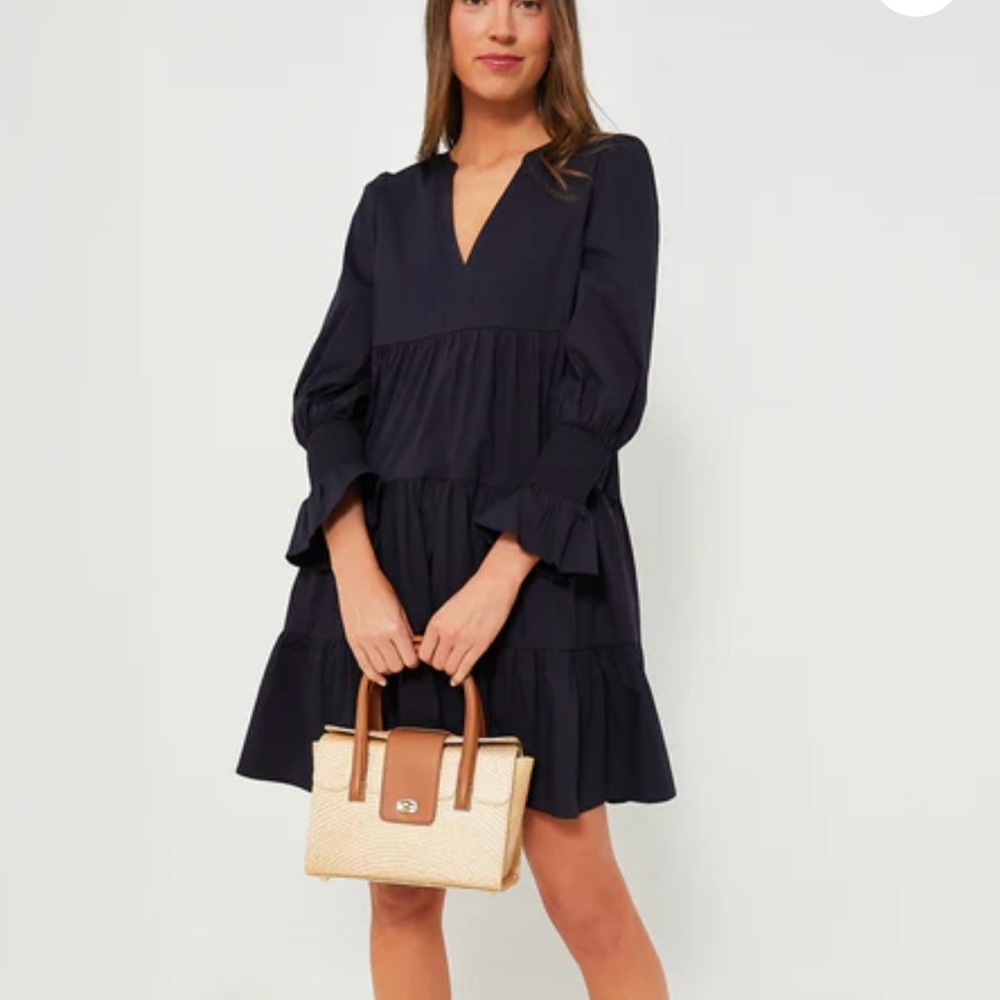 Pomander Place Kenzie in Dark Navy Dress Size M NWOT